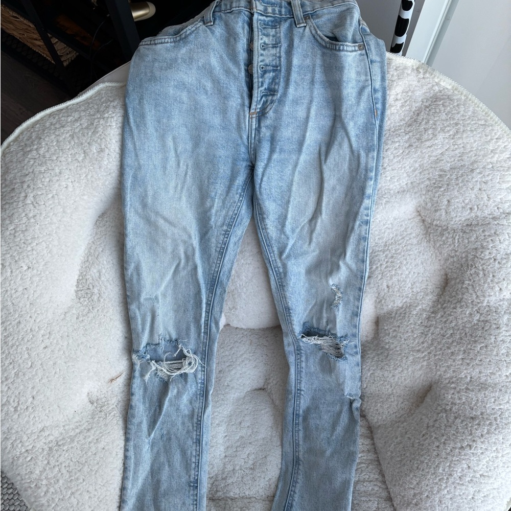 Forum Women's Skinny Denim Jeans - Light Blue